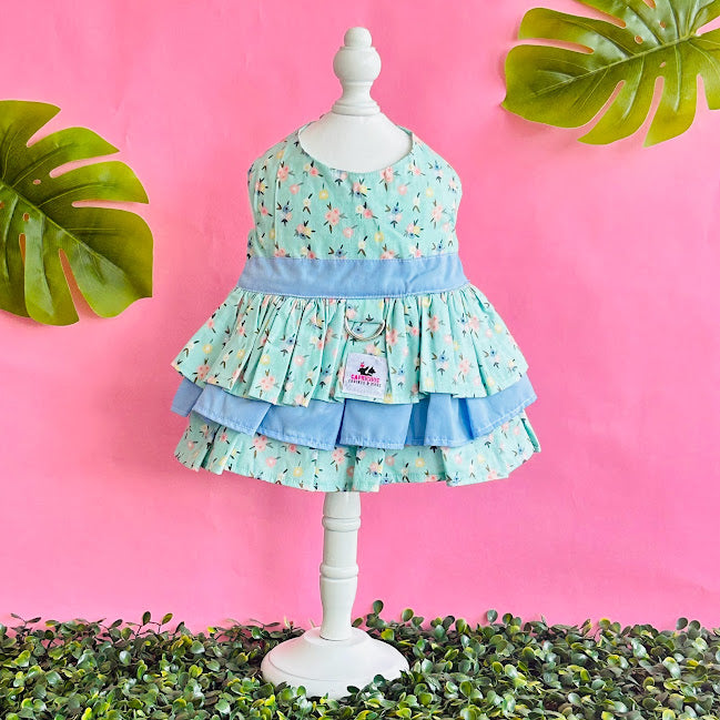 Flowers Mint Isabella Dress (2XLarge)