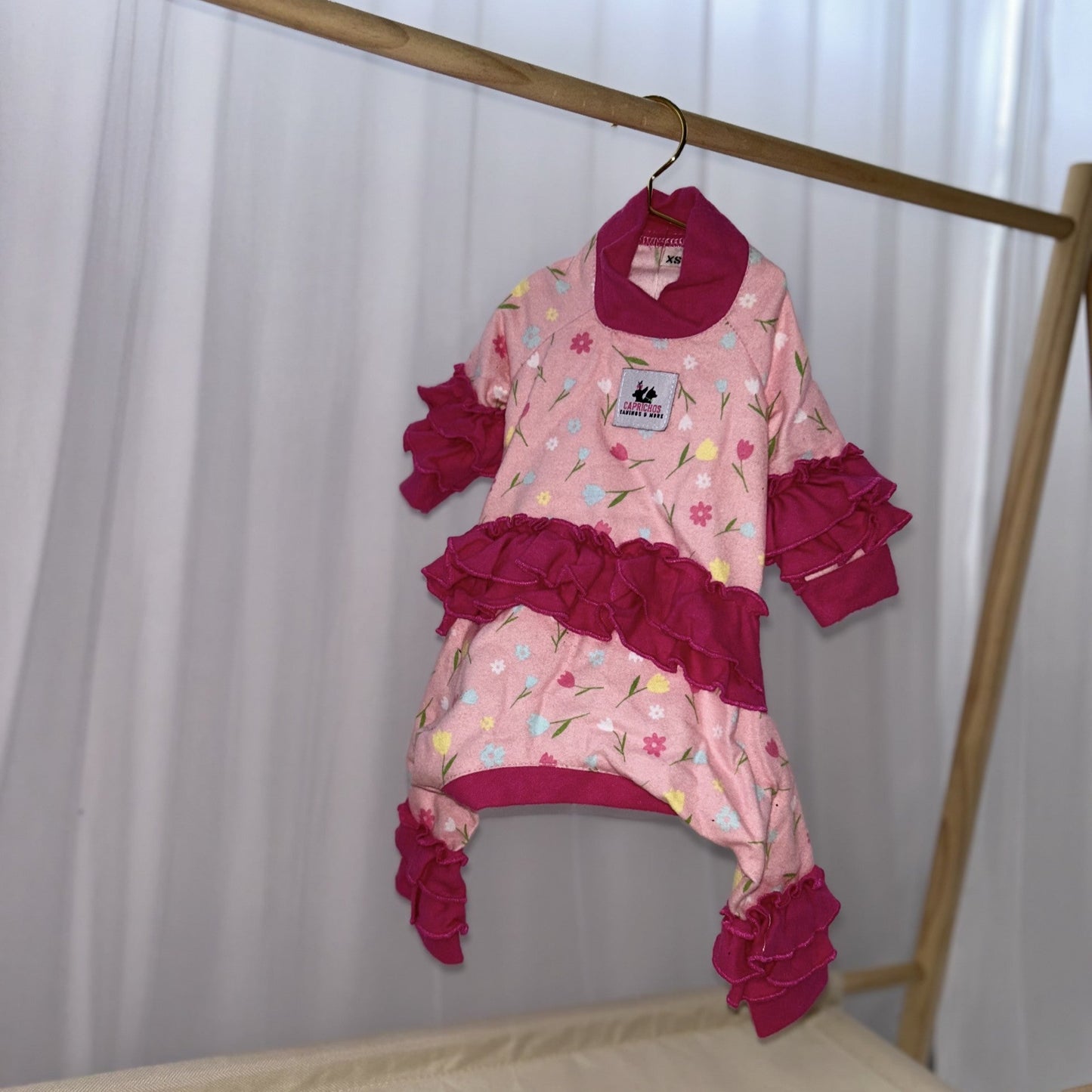 Magenta Tulip Pijama (Small-Petite)