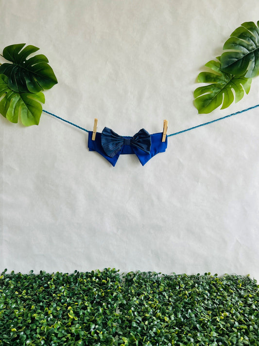 Blue Line Bow Tie (6XLarge)